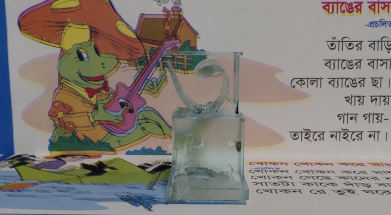 Screenshot of video work by Samiha Alam